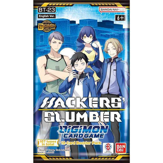Digimon Card Game - HACKERS' SLUMBER - Case 12 Box (BT-23) - ENG