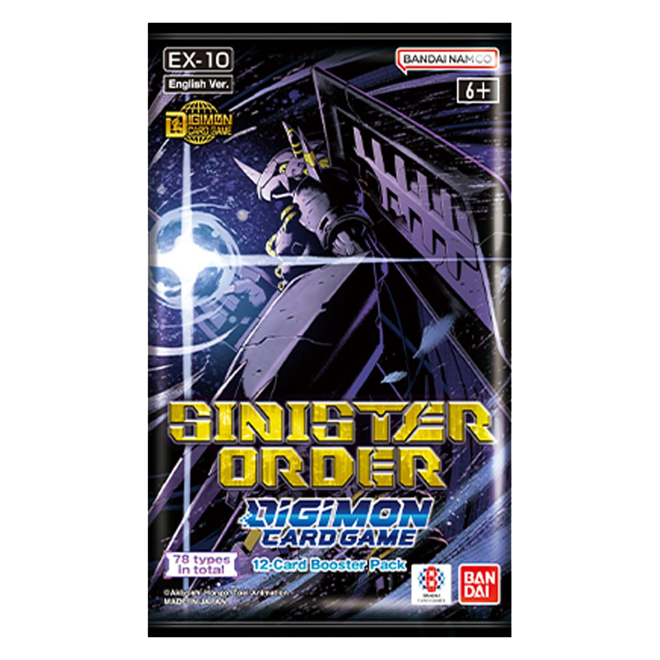 Digimon EX10 Card Game Extra Sinister Order Box ENG - Digimon EX10 Disponibile per l'Acquisto! - OnyTCG