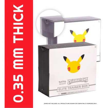 Evoretro - PET Protectors 5-Pack for Booster Boxes / Elite Trainer Boxes Ver. 2 