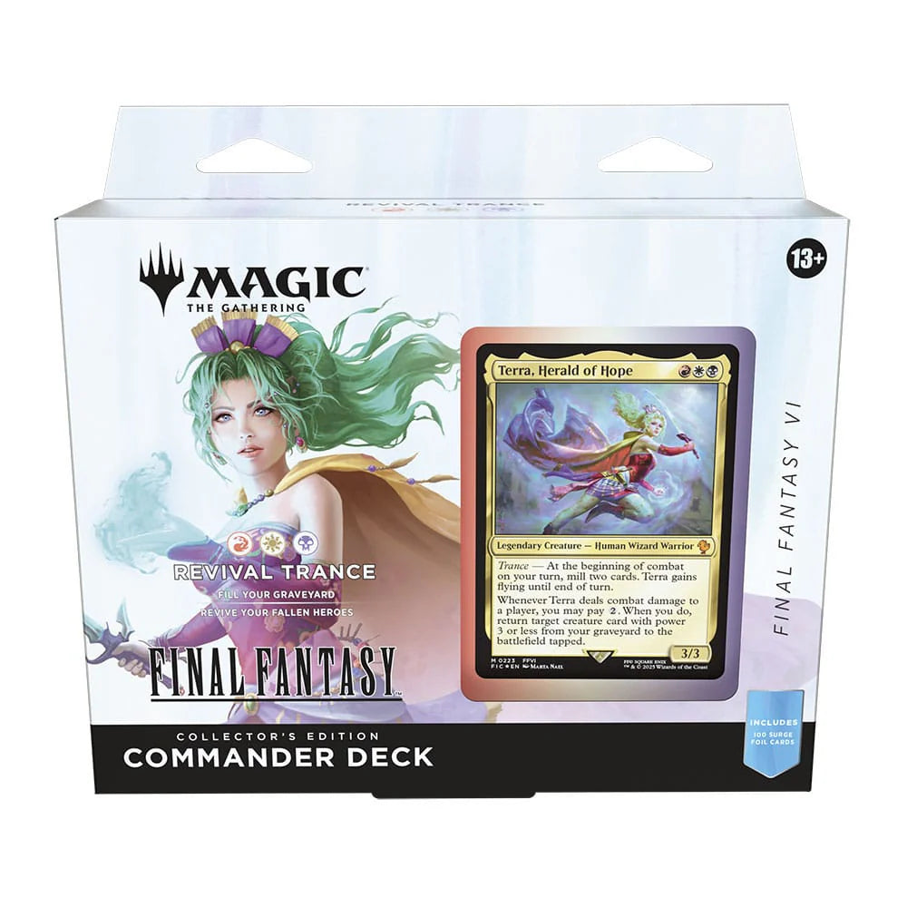 Magic the Gathering - Final Fantasy - Commander Decks Collector's Edition Display (4) - Eng 